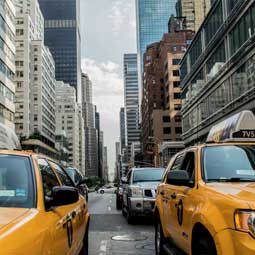 New York taxis, USA